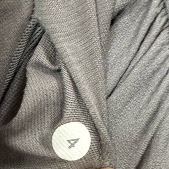 Lululemon Tone It Tank Top Bra Stretch Mesh Pocket Ruched Run Yoga Neutral Crew - Picture 6 of 16